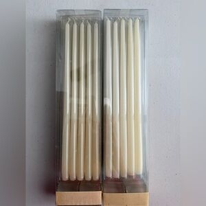 🤍💛🕯️ILLUMINATIONS (2) Taper Candle Sets NWT